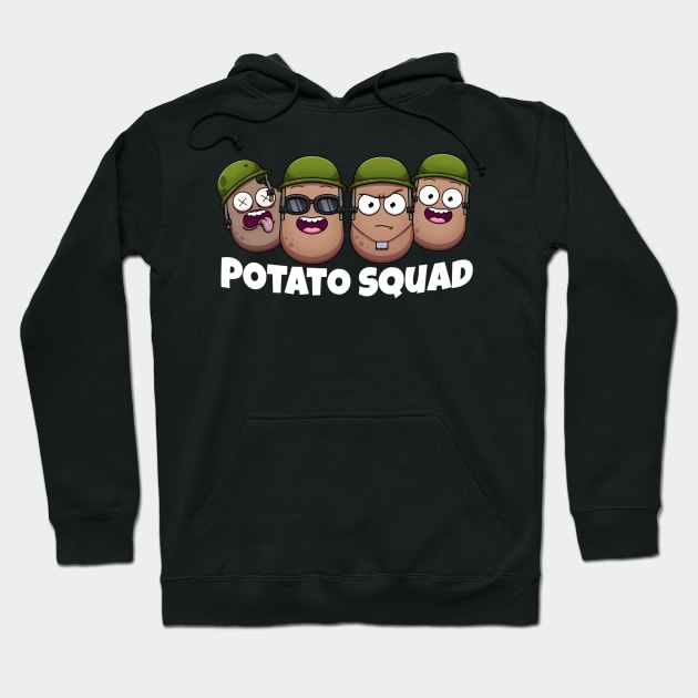 Potato Squad Army Hoodie by TheMaskedTooner